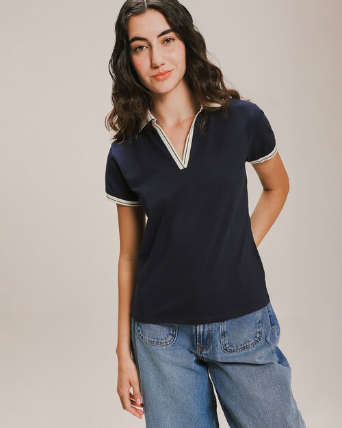 Playera Polo Manga Corta